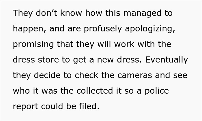 Mom Steals Bride's Wedding Dress, Has The Nerve To Lie When It's Literally Lying In Her House