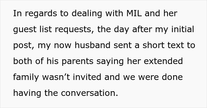 MIL Tries To Take Over Wedding Planning, Bride Can't Take It Anymore MIL Tries To Take Over Wedding Planning, Bride Can't Take It Anymore