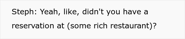 Teen daughter questions rich mom's reservation at fancy restaurant Teen daughter questions rich mom's reservation at fancy restaurant