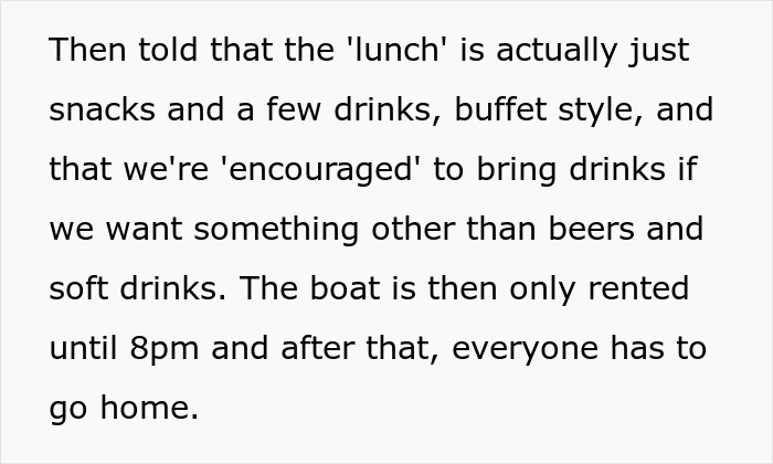 Text about wedding lunch being snacks and drinks buffet style with encouraged guests to bring own drinks Text about wedding lunch being snacks and drinks buffet style with encouraged guests to bring own drinks