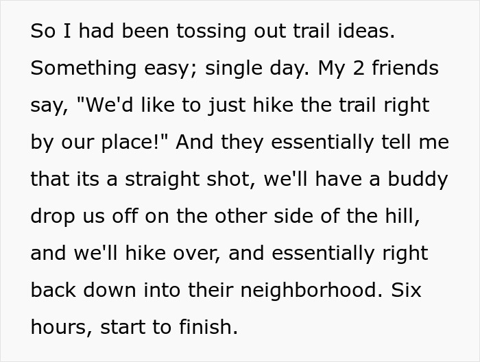 Woman Plans A Casual Hike With Friends, Ends Up Stranded On A Route Better Suited For Bikes And ATVs Woman Plans A Casual Hike With Friends, Ends Up Stranded On A Route Better Suited For Bikes And ATVs