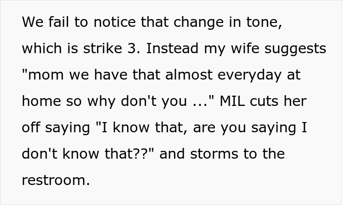 Text snippet about Mother's Day, illustrating an attention-seeker mom storming off to the restroom. Text snippet about Mother's Day, illustrating an attention-seeker mom storming off to the restroom.