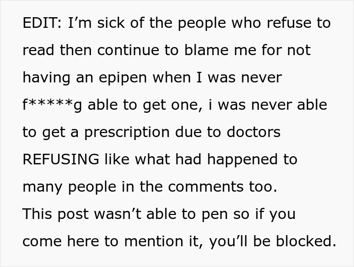 Sister Thinks Woman's Allergy Is A Lie, Her "Test" Gets Her Arrested Sister Thinks Woman's Allergy Is A Lie, Her "Test" Gets Her Arrested