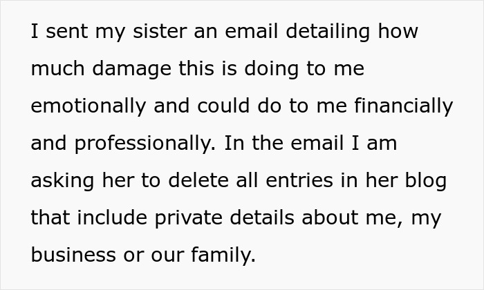 Woman Turns Family's Life Into Content For Her Blog, Gets Fired By Sis After She Refuses To Stop Woman Turns Family's Life Into Content For Her Blog, Gets Fired By Sis After She Refuses To Stop