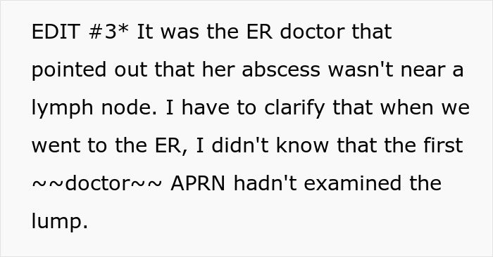 Nurse Dismisses 19YO's Symptoms And Sends Her Home, A Week Later, She Has Golf Ball-Sized Lump Nurse Dismisses 19YO's Symptoms And Sends Her Home, A Week Later, She Has Golf Ball-Sized Lump