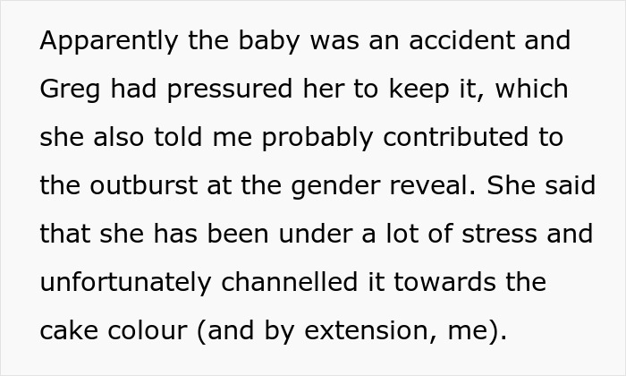 Stress and pressure behind shocking outburst at gender reveal cake colors Stress and pressure behind shocking outburst at gender reveal cake colors