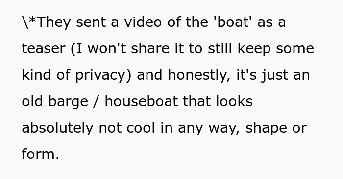 Video teaser of wedding venue boat reveals an unappealing old houseboat Video teaser of wedding venue boat reveals an unappealing old houseboat