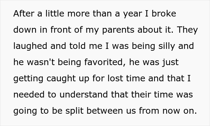 Guy Spends Childhood Playing Second Fiddle To Adopted Bro, Cuts Fam Off, They Want Reconciliation Guy Spends Childhood Playing Second Fiddle To Adopted Bro, Cuts Fam Off, They Want Reconciliation