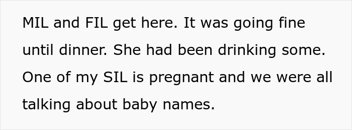 MIL and FIL arrive for dinner amid baby name discussion with pregnant SIL