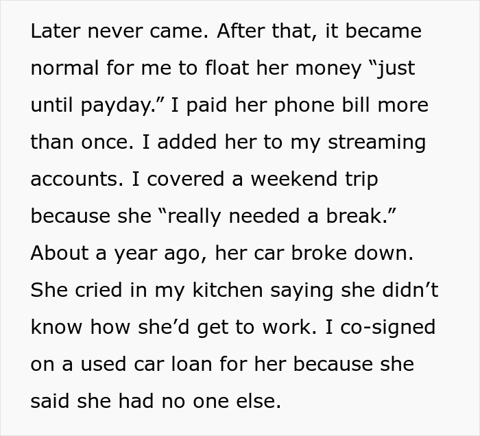 Woman Spends Years Financially Supporting Her "Broke" Best Friend, Learns A Shocking Secret Woman Spends Years Financially Supporting Her "Broke" Best Friend, Learns A Shocking Secret