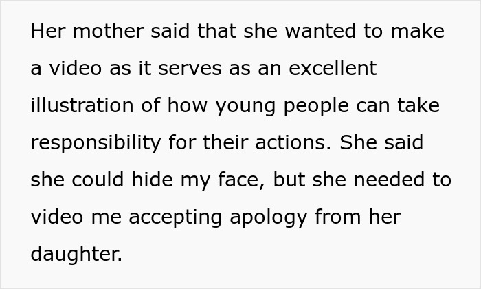 Entitled Mom Stages Daughter's Apology To Neighbor For Social Media, Livid As He Refuses To Be In It Entitled Mom Stages Daughter's Apology To Neighbor For Social Media, Livid As He Refuses To Be In It