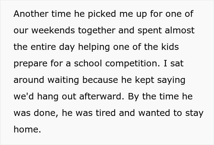 A daughter feels replaced with stepkids when her dad is too tired after helping stepkids for a school competition. A daughter feels replaced with stepkids when her dad is too tired after helping stepkids for a school competition.