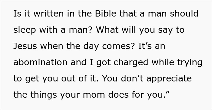 MIL Can't Believe Son Is Gay, Does Everything In Her Power To Prove That He's Not: "Didn&rsquo;t Raise You Like That!"