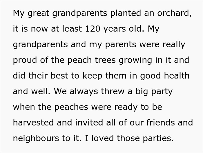 Entitled Woman Sneakily Destroys 120YO Orchard, Neighbor Takes Revenge Worth $437K On Her