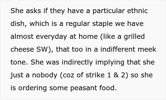 Text snippet about Mother's Day, highlighting an attention-seeker mom's passive-aggressive dish request. Text snippet about Mother's Day, highlighting an attention-seeker mom's passive-aggressive dish request.