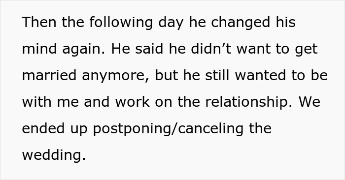 Momma's Boy Calls Off Wedding, Leaves Fiancée Emotionally Exhausted By Trying To Work Things Out Momma's Boy Calls Off Wedding, Leaves Fiancée Emotionally Exhausted By Trying To Work Things Out