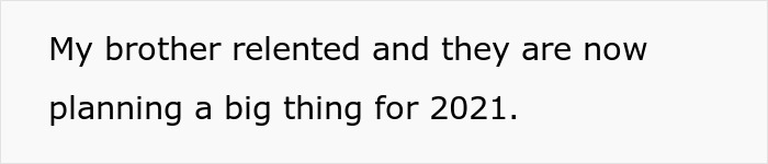 Planning a big event in 2021 mentioned in wedding dress dilemma