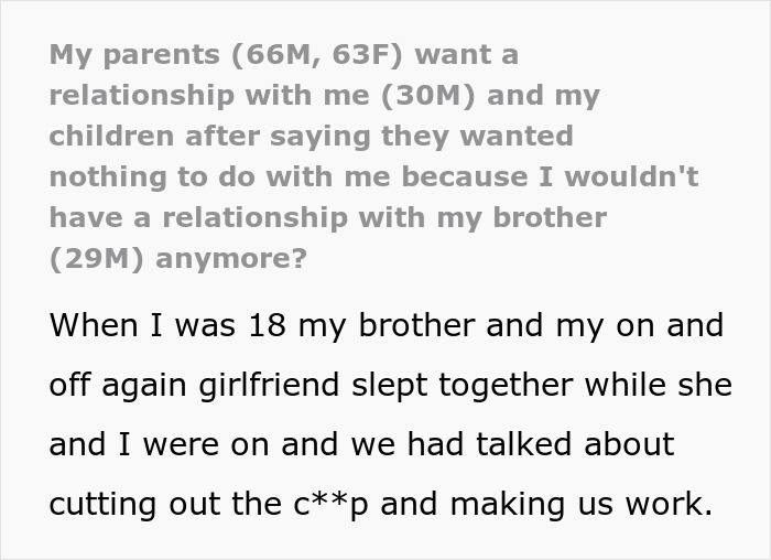 Text about parents wanting relationship after family betrayal and estrangement Text about parents wanting relationship after family betrayal and estrangement