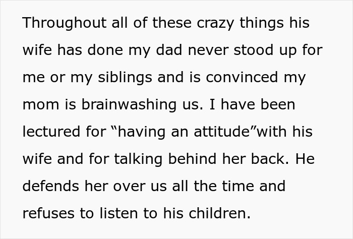 Guy Sides With Toxic Wife Who Bullies His Kids, Ends Up Hurting 14YO, Who Blocks Him For Good