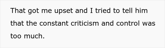 A screenshot showing text from a story about a toxic guy with jealousy issues and ridiculous rules.