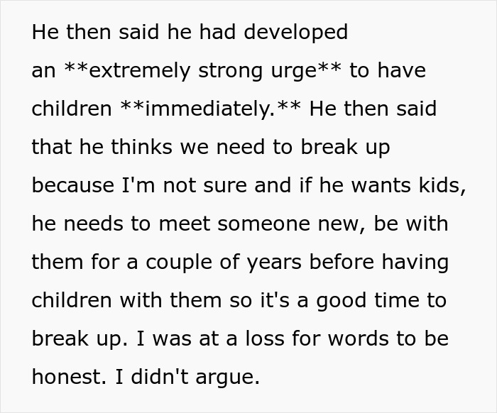 “I Was Enraged”: Man Ends 8-Year Relationship Over Wanting Kids, But His Ex Discovers The Real Reason “I Was Enraged”: Man Ends 8-Year Relationship Over Wanting Kids, But His Ex Discovers The Real Reason