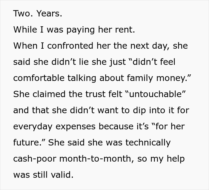 Woman Spends Years Financially Supporting Her "Broke" Best Friend, Learns A Shocking Secret Woman Spends Years Financially Supporting Her "Broke" Best Friend, Learns A Shocking Secret