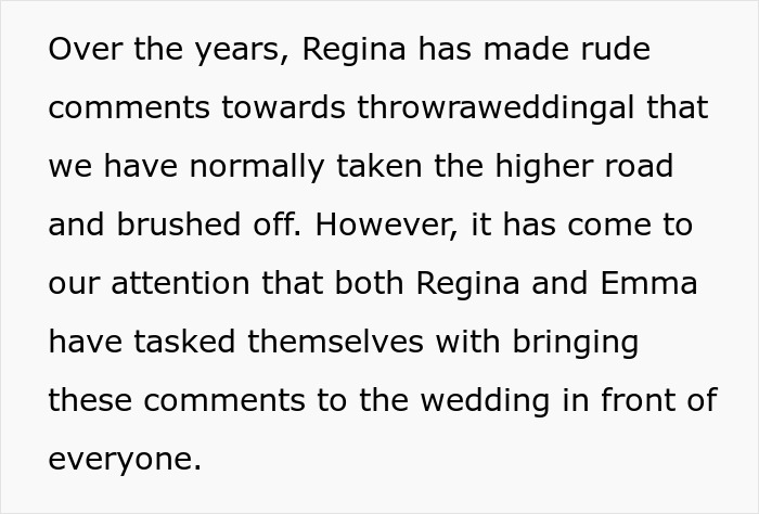Entitled Mom Wants All Eyes On Her And Her Daughter During Brothers Wedding, Gets Dragged Instead