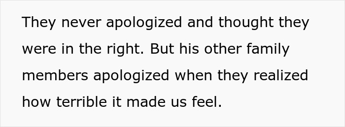 Family members apologizing for the MIL turning the rehearsal dinner into a spectacle, while the MIL remains unrepentant. Family members apologizing for the MIL turning the rehearsal dinner into a spectacle, while the MIL remains unrepentant.