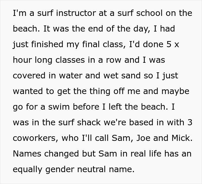 Hypocrite Mom Wears A Bikini But Thinks Surf Instructor's Tankini Is Inappropriate For The Beach Hypocrite Mom Wears A Bikini But Thinks Surf Instructor's Tankini Is Inappropriate For The Beach
