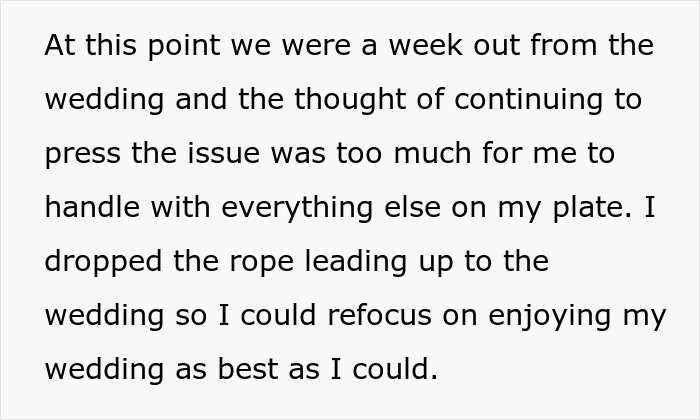 Text about focusing on enjoying wedding despite stress Text about focusing on enjoying wedding despite stress