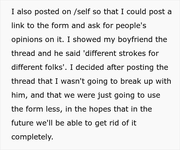 Post about form and opinions on boyfriend's obsession with data collection Post about form and opinions on boyfriend's obsession with data collection