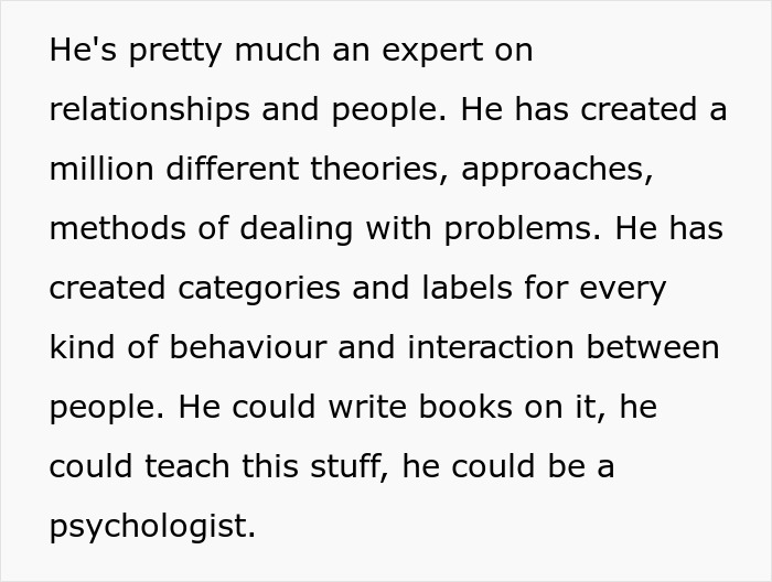 Description of expertise in relationships and creating behavioral categories Description of expertise in relationships and creating behavioral categories
