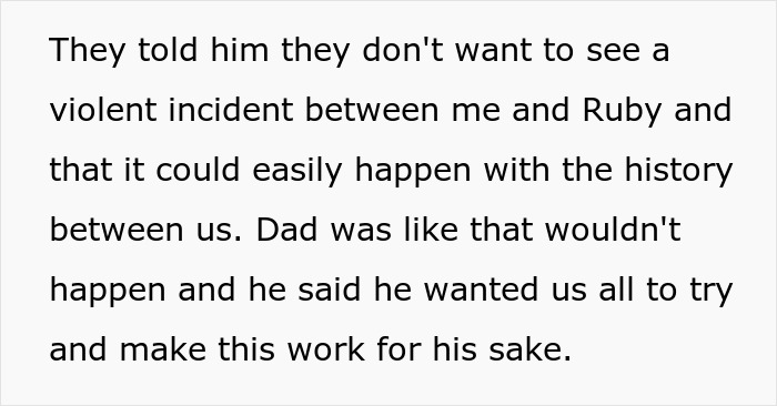 Teen ditches home: Text about grandparents concern over violent incident with creepy daughter.