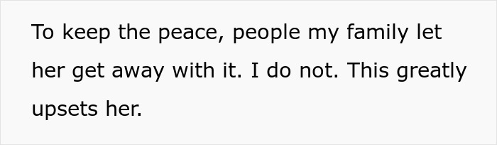 Text describing family conflict over mother-in-law's behavior and peacekeeping Text describing family conflict over mother-in-law's behavior and peacekeeping