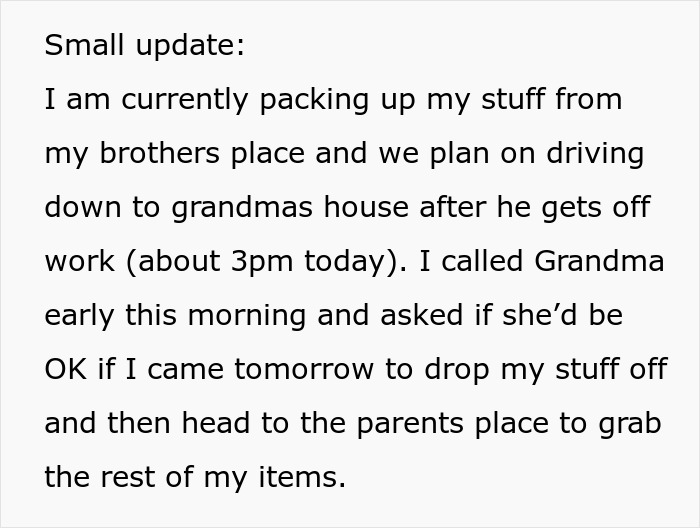Text about 18YO fuming as loving parents suddenly turn hostile and expect her to give her room to jobless bro. Text about 18YO fuming as loving parents suddenly turn hostile and expect her to give her room to jobless bro.