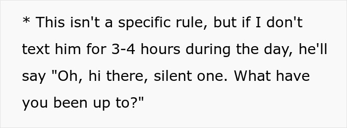 Text describing a toxic guy's jealousy and ridiculous rules about texting, highlighting his controlling behavior.