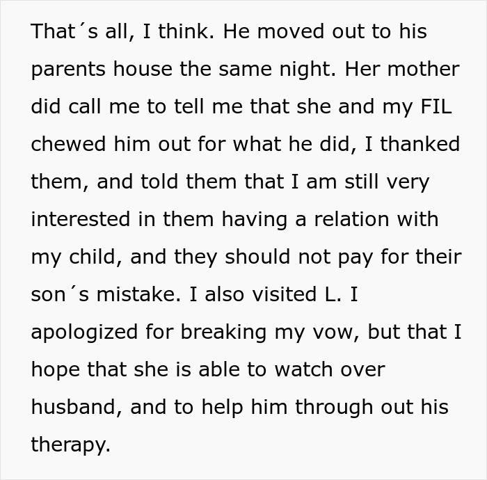 A pregnant woman asks husband for divorce, text about him moving out and starting therapy. A pregnant woman asks husband for divorce, text about him moving out and starting therapy.