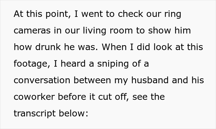 Wife reviews ring camera footage revealing husband's drunken behavior Wife reviews ring camera footage revealing husband's drunken behavior
