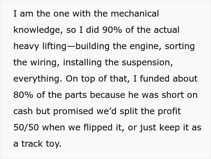 Guy Gets Betrayed By Friend After Putting His Heart And Soul To A Project Car They Were Working On Together Guy Gets Betrayed By Friend After Putting His Heart And Soul To A Project Car They Were Working On Together