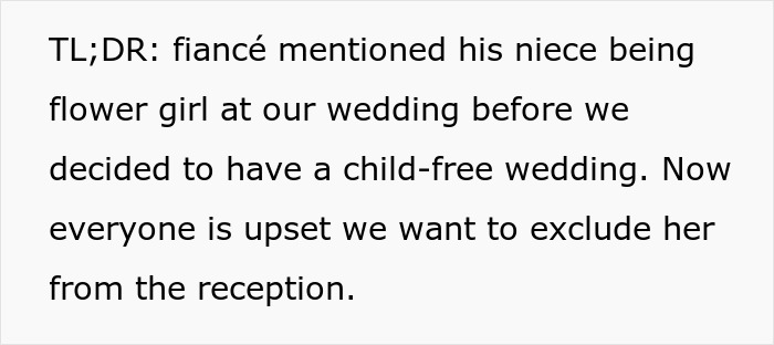 Childfree Wedding Leaves Family Baffled, They Can't Believe What Bride Suggests Childfree Wedding Leaves Family Baffled, They Can't Believe What Bride Suggests