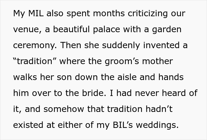 MIL Acts Like She's The One Marrying Her Own Son, Can't Believe People Are Disgusted MIL Acts Like She's The One Marrying Her Own Son, Can't Believe People Are Disgusted