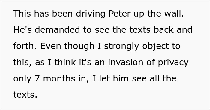 Text detailing a toxic guy's jealousy and ridiculous rules about his girlfriend's texts.