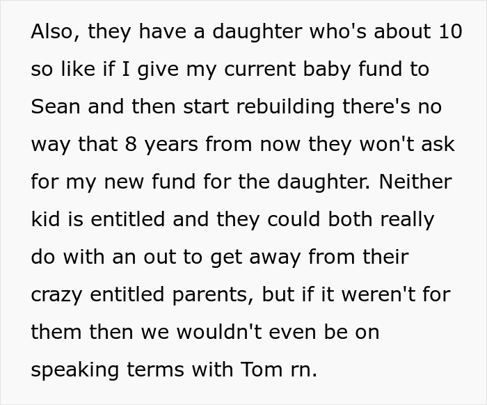 Woman Saves For Her Future Child For Years, Brother Thinks One Cruel Comment Will Get Him The Money
