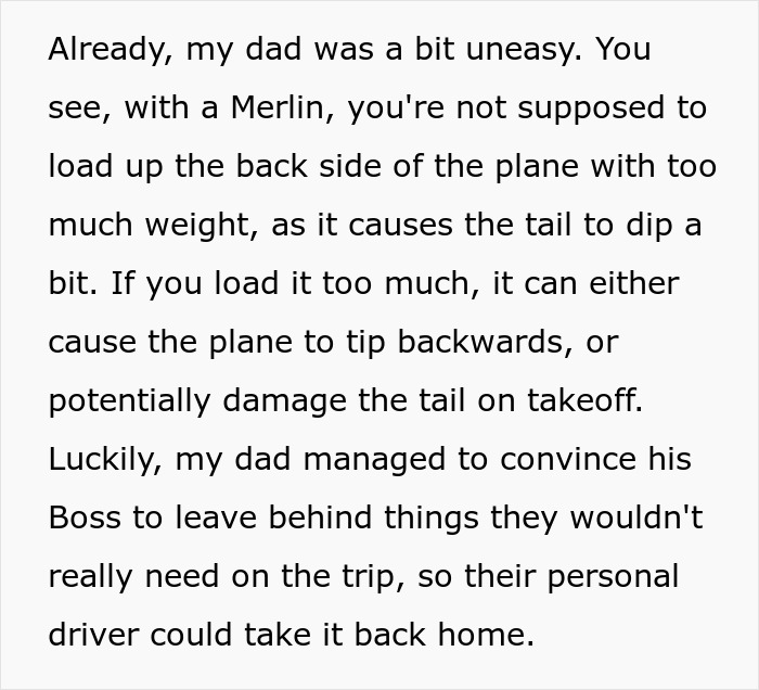 Pilot explains weight limits on plane to avoid tail damage Pilot explains weight limits on plane to avoid tail damage