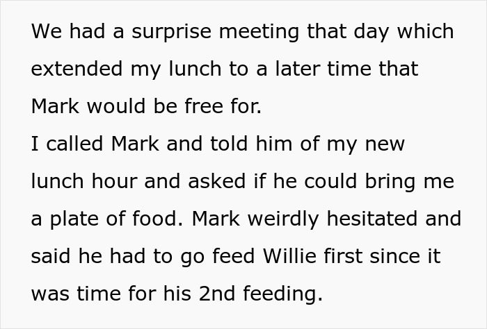 Guy Calls Fiancée A "Cry Baby" For Fussing Over Him Not Getting Her Lunch, Turns Out He's A Cheater Guy Calls Fiancée A "Cry Baby" For Fussing Over Him Not Getting Her Lunch, Turns Out He's A Cheater