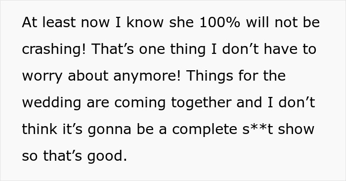Woman Discovers Her Mom’s Secret Plans For Her Wedding Day, Cuts Off Every Family Member Involved Woman Discovers Her Mom’s Secret Plans For Her Wedding Day, Cuts Off Every Family Member Involved