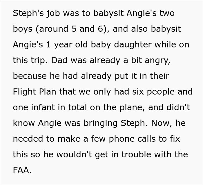 Nanny babysits boss's kids; pilot must fix flight plan for FAA Nanny babysits boss's kids; pilot must fix flight plan for FAA