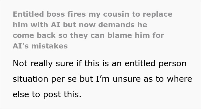 Boss Thinks AI Is Way Better Than Human Employees, Learns Just How Wrong He Is Boss Thinks AI Is Way Better Than Human Employees, Learns Just How Wrong He Is