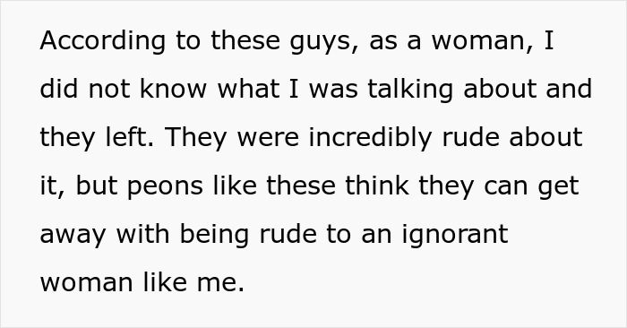 Woman Notices One Major Problem Sexist Water Department Workers Missed: "Didn't Know What I Was Talking About"