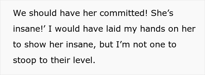 Text snippet: discussions about committing a woman after she is told to leave home for refusing a rule.